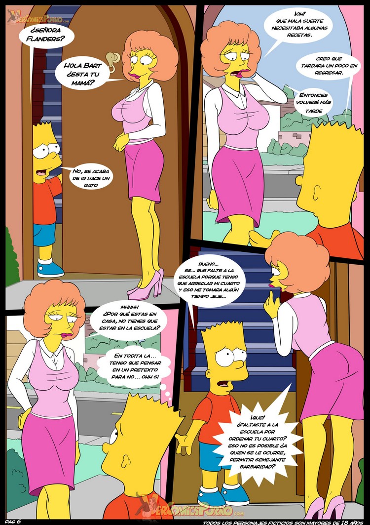 Viejas Costumbres Los Simpsons Comics Porno