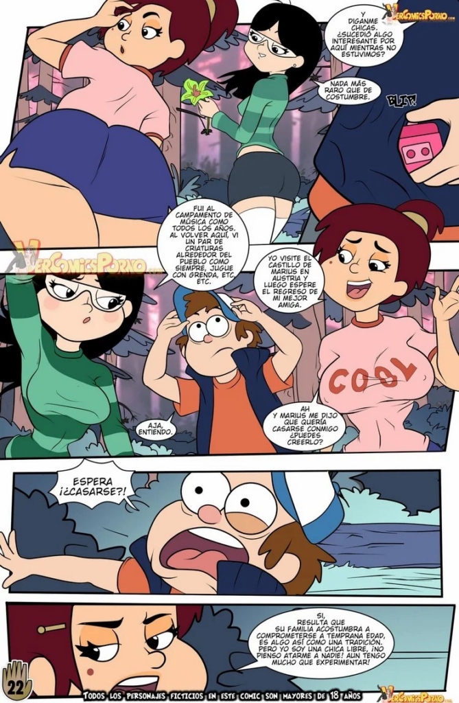 Un Verano De Placer Gravity Falls Comics Porno