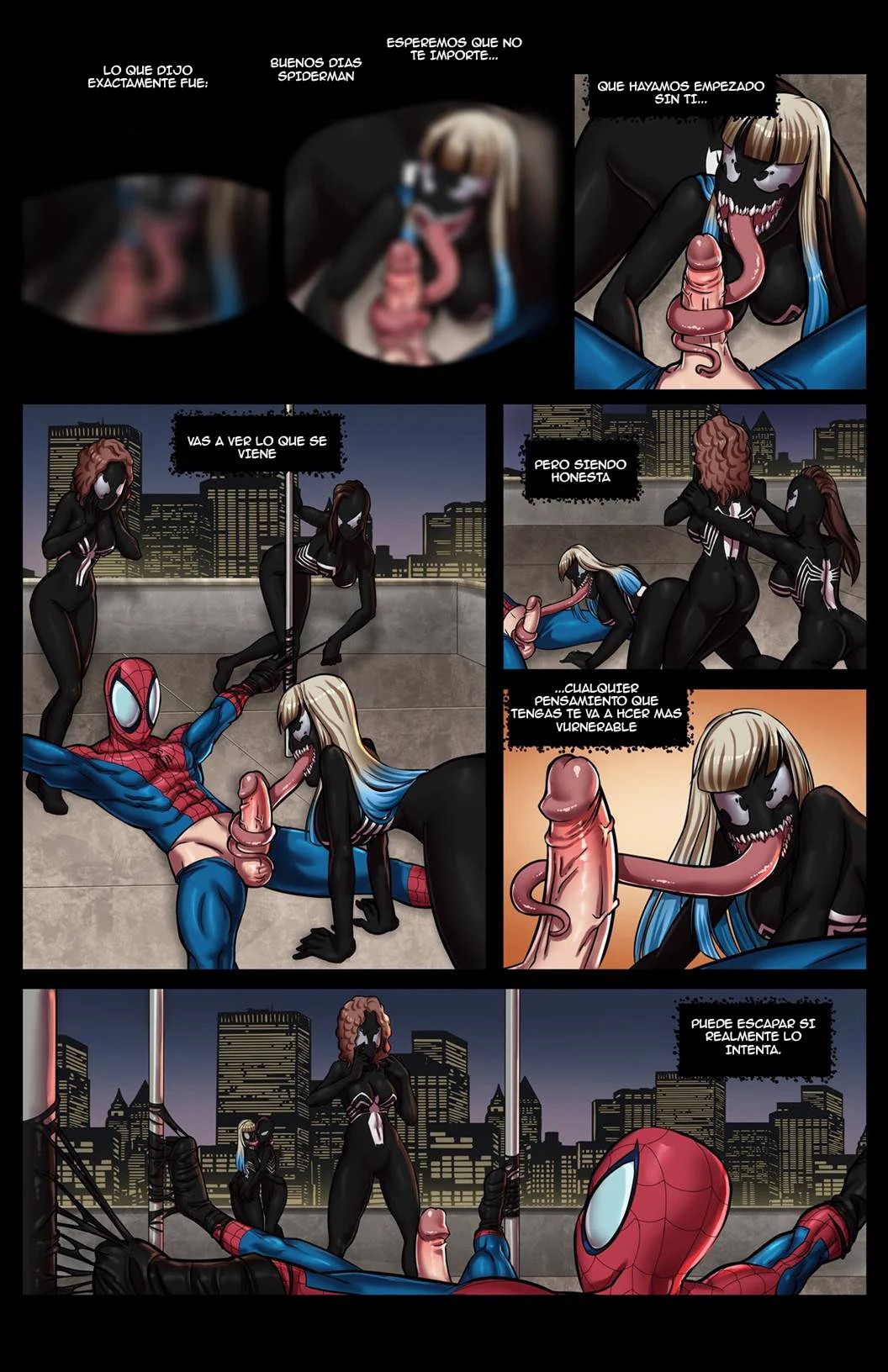 Venom Stalks Spiderman Tracy Scops Comics Porno